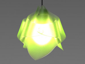 Napkin chandelier 3D-printmodel
