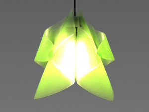 Napkin chandelier 3D-printmodel