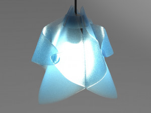 Napkin chandelier 3D-printmodel