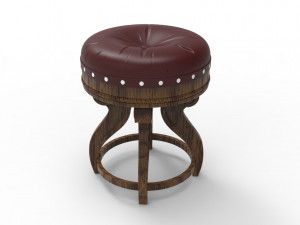 Royal stool 3D Model