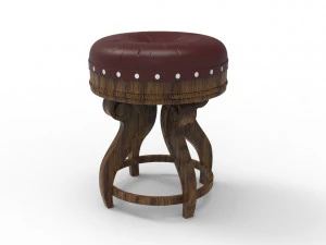 Royal stool 3D Model