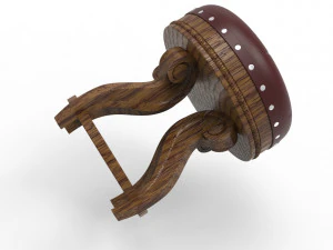 Royal stool 3D Model