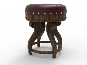 Royal stool 3D Модель