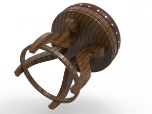 Royal stool 3D Model