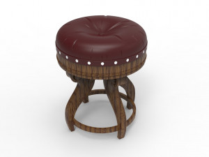 Royal stool 3D Модель