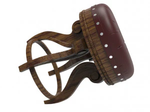 Royal stool 3D Model