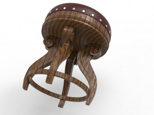 Royal stool 3D Модель