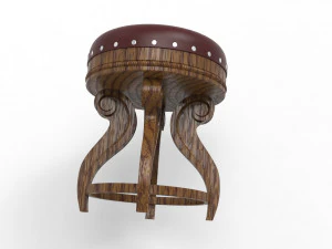 Royal stool 3D Model