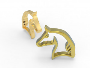 Horse pendant 3D-Druckmodell
