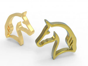 Horse pendant 3D Print Model