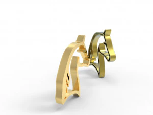 Horse pendant 3D Print Model