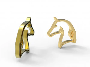 Horse pendant 3D Print Model