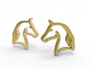 Horse pendant 3D Print Model