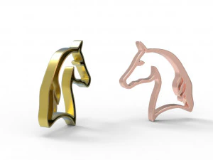 Horse pendant 3D Print Model