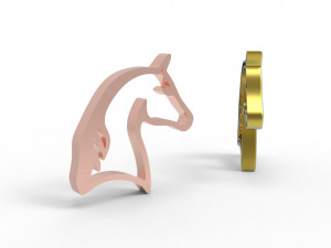 Horse pendant 3D Принт Модель