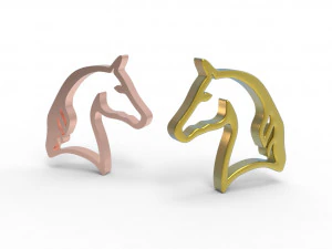 Horse pendant 3D Print Model