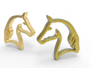 Horse pendant 3D Print Model