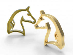 Horse pendant 3D Print Model