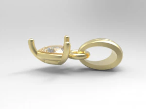 Trillion pendant 5mm 3D Print Model