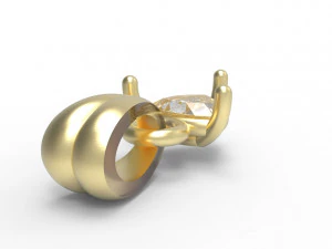 Trillion pendant 5mm 3D Print Model