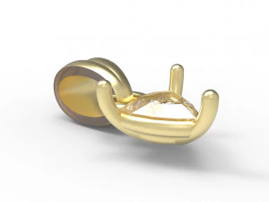 Trillion pendant 5mm 3D Print Model