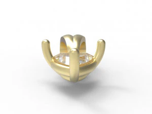 Trillion pendant 5mm 3D Print Model