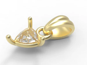 Trillion pendant 5mm 3D Print Model