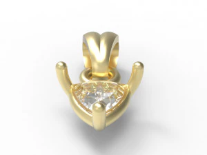 Trillion pendant 5mm 3D Print Model