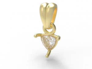 Trillion pendant 5mm 3D Print Model
