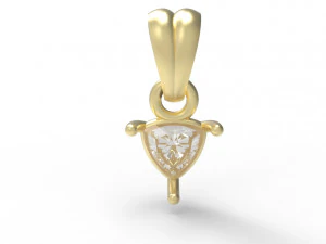 Trillion pendant 5mm 3D Print Model