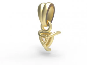 Trillion pendant 5mm 3D Print Model