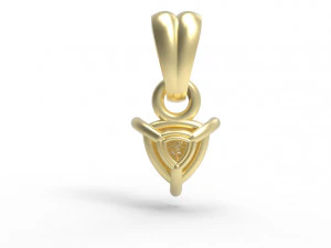Trillion pendant 5mm 3D Print Model
