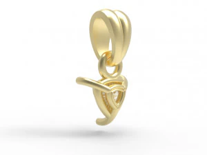 Trillion pendant 5mm 3D Print Model