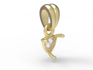 Trillion pendant 5mm 3D Print Model
