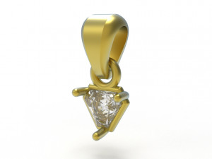 Triangle pendant 5mm 3D Baskı Modeli
