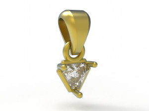 Triangle pendant 5mm 3D Baskı Modeli