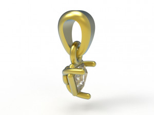 Triangle pendant 5mm 3D Baskı Modeli