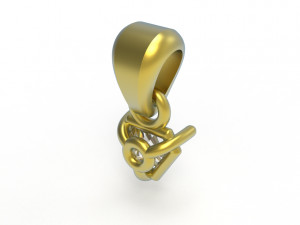 Triangle pendant 5mm 3D Baskı Modeli