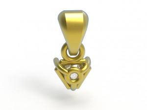 Triangle pendant 5mm 3D Baskı Modeli
