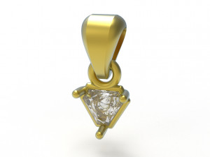 Triangle pendant 5mm 3D Baskı Modeli