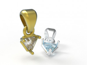 Triangle pendant 5mm 3D Baskı Modeli