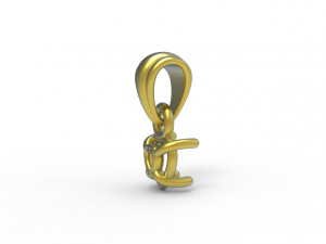 Heart pendant 5mm 3Dプリントモデル