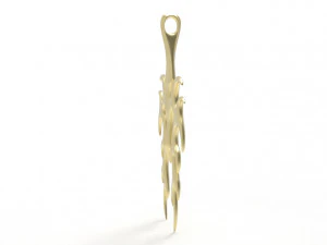 Flame pendant 3D Print Model