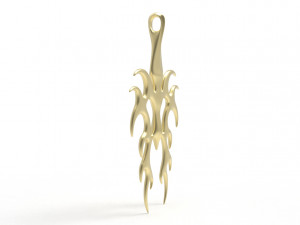 Flame pendant Modèles 3D en vedette