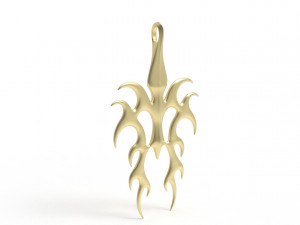 Flame pendant Modèles 3D en vedette