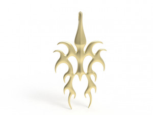 Flame pendant Modèles 3D en vedette