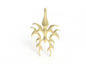 Flame pendant Modèles 3D en vedette