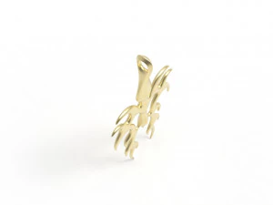 Flame pendant 3D Print Model