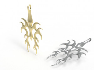 Flame pendant Modèles 3D en vedette