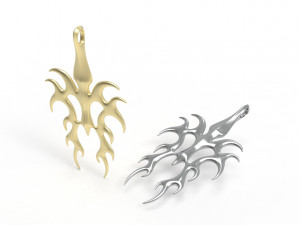 Flame pendant Modèles 3D en vedette